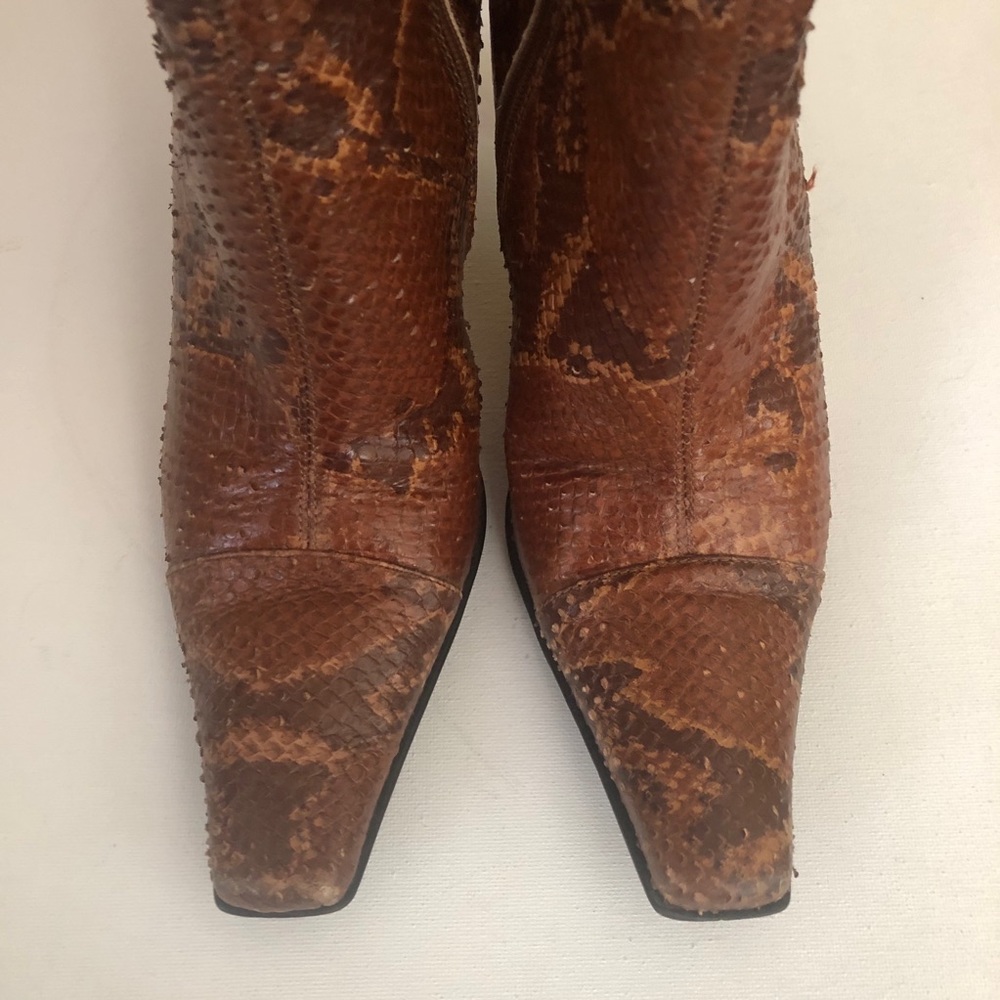 Rare VTG Animal Print Boots - Picture 4 of 9